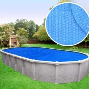 Robelle 1224S-8 Box Heavy-Duty Swimming Pool Solar Heating Cover, 12 x 24 Oval